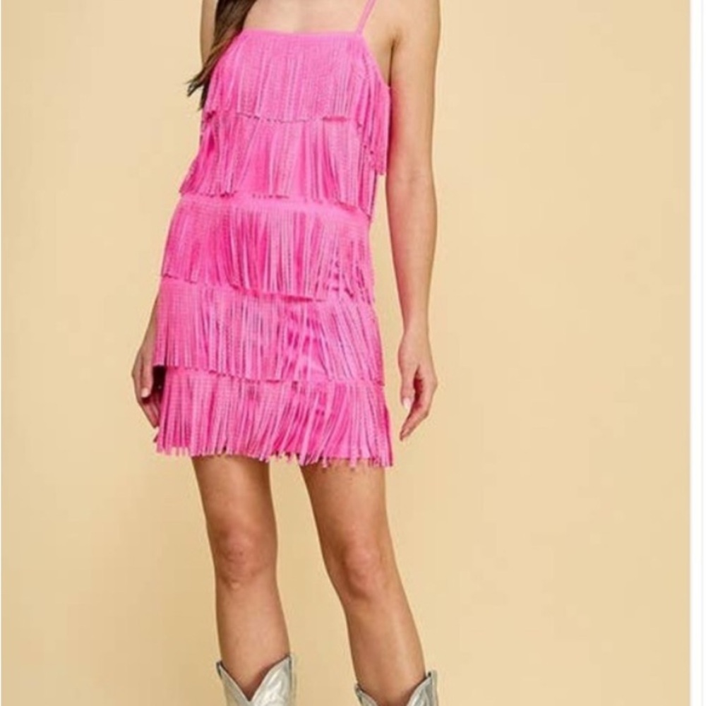 NWT TCEC Fringe Party Dress